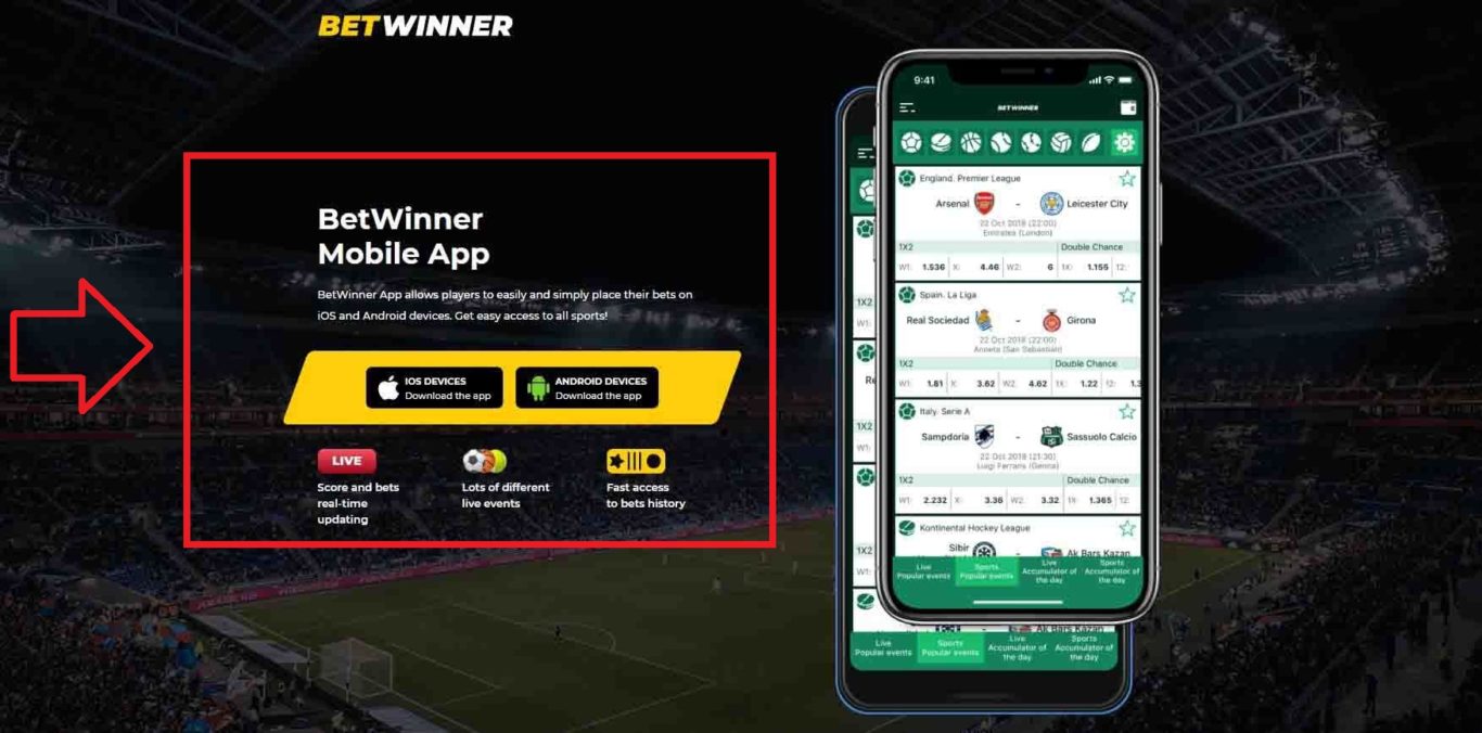 Betwinner App Download for iPhone
